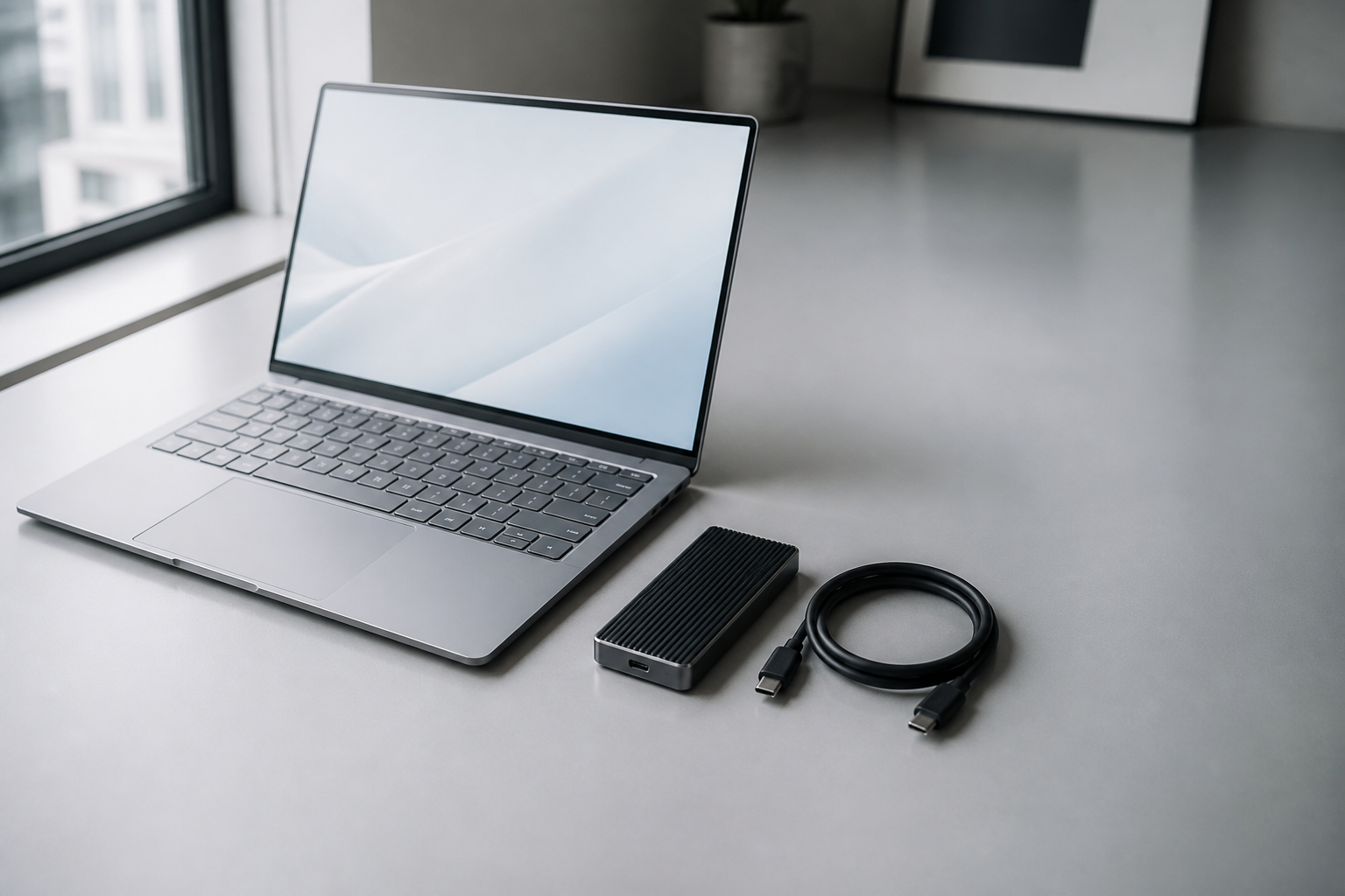 Windows 工作台与磁盘示意